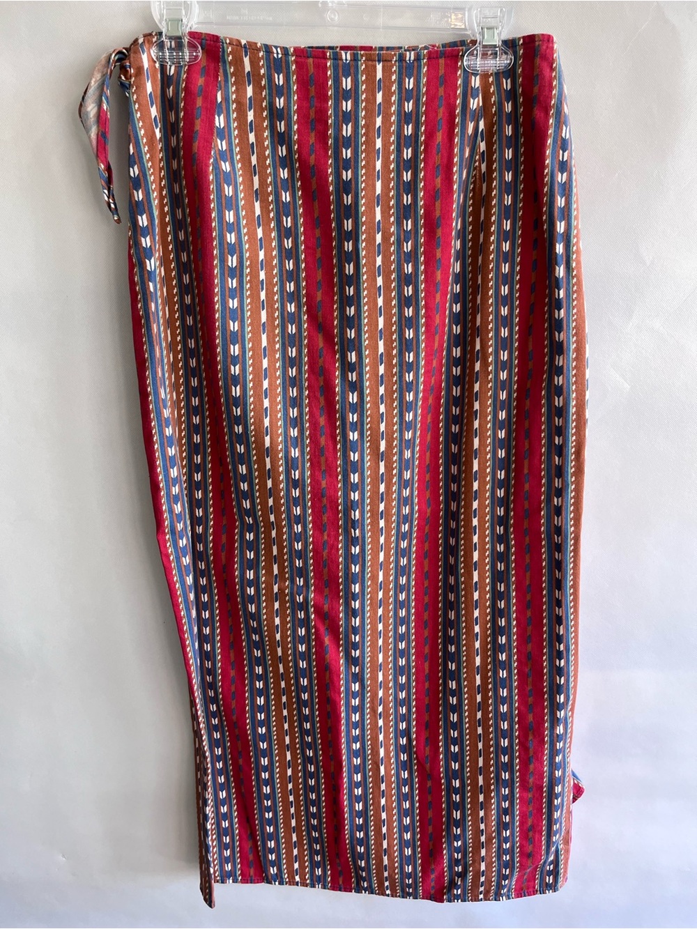 Vintage Rancha Deluxe Pencil Wrap Skirt Southwestern Boho 90’s - Picture 3 of 7